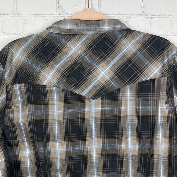 Bit & Bridle Blouse Women 1X Pearl Snaps Button Up Rodeo Western Cowgirl - Picture 13 of 16